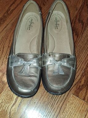 Clark Collection B Metallic Bronze Tassel Loafers